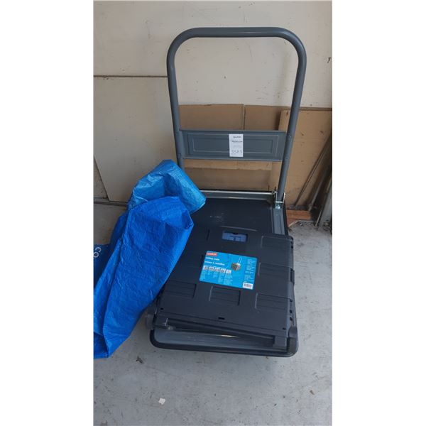 Dollie, Tarp, Rolling Crate A