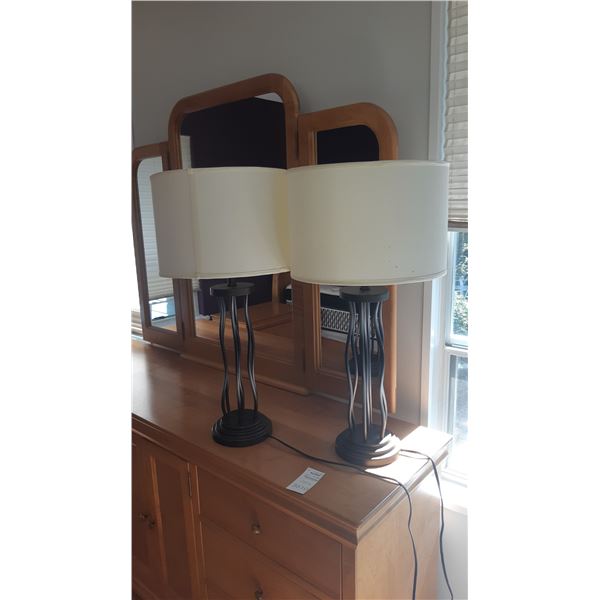 Metal Lamps, Tub Chair A
