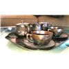 Image 2 : Antique Miniature Metal Tea Set A