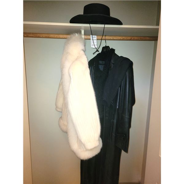 Mink & Leather Coats A