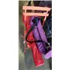 Image 2 : 3 FOLDING CHAIRS WITH SLEEPING MAT AND WATER BOTTLE
