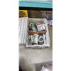Image 1 : TOTE AND CRATE OF MISC TOOLS