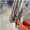 Image 2 : 2 SNOW SHOVELS AND BUNDLE OF GARDEN TOOLS