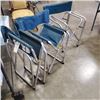 Image 1 : 3 COLEMAN DIRECTORS STYLE CAMP CHAIRS