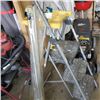 Image 2 : LOT OF EXTENSION POLES AND 3 STEP LADDER