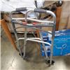 Image 2 : 2 FOLDING WALKERS, TOILET FRAM AND BATH SEAT