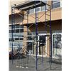 Image 3 : 2 SECTIONS OF SCAFFOLD DEPOT 5X7 FT SCAFFOLDING WITH 3 PLANKS, AND 4 LEVELLING FEET, EACH SECTION IS