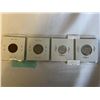 Image 2 : 4 - 1940 WWII CANADIAN COINS 25 CENT, 10 CENT (.800 SILVER) PLUS 5 CENT AND 1 CENT