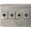 Image 2 : 4 - 1944 CANADIAN COINS 25 CENT, 10 CENT (.800 SILVER) PLUS 5 CENT AND 1 CENT