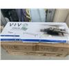 Image 2 : 2 VIVO ROTATING CLAMP ON KEYBOARD TRAYS, GLASS MONITOR RISE AND UNDER DESK KEYBOARD TRAY