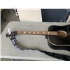 Image 2 : RECORDING KING ACOUSTIC GUITAR WITH FENDER STRAP