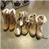 Image 1 : LOT OF 3M THINSULATE BOOTS WITH SIZE 7.5 WATERPROOF BOOTS AND SIZE 7.5 BRASH HIGH HEEL BOOTS
