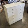 Image 1 : WHITE 8 DRAWER DRESSER