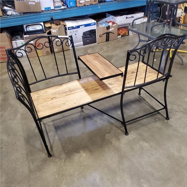 PATIO BENCH, 'LOVERS BENCH"