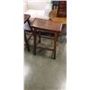 Image 2 : 2 WOOD BAR STOOLS