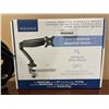 Image 2 : INSIGNIA SINGLE ARM MONITOR MOUNT WITH CAT 7 CABLE AND USB EXTENTION CORD