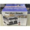 Image 2 : HAMILTON BEACH 4 SLICE TOASTER - TESTED WORKING, RETAIL $99