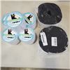 Image 1 : 5 ROLLS OF ANTI SCRATCH CAT TRAINING TAPE, 3 INCH X 20 YARDS, AND 2 ROLLS OF FOAM INSULATION TAPE