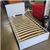 Image 1 : SINGLE SIZE IKEA BEDFRAME AND MATTRESS SET, AS NEW