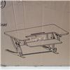 Image 2 : VIVO DARK WOOD DESK RISER