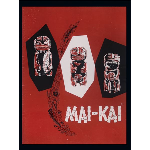 MAI-KAI RESTAURANT MENU.