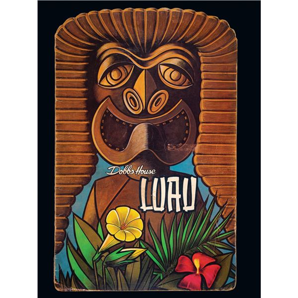 "DOBBS HOUSE LUAU" KU MENU.