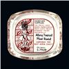 Image 1 : VINTAGE GLASS COMMERCIAL TIKI ASHTRAY - ALBERG'S TROPICAL PLANT RENTAL SAN FRANCISCO, CA.