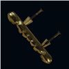 Image 2 : ULTRA RARE "THE LUAU" SOLID BRASS TIKI DOOR PULL.