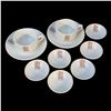 Image 2 : SET OF TEN (10) "JARDIN TIKI" DISHES INCLUDING 2 COFFEE CUPS & SAUCERS AND 6 CONDIMENT BOWLS.