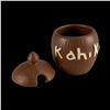 Image 3 : "KAHIKI" COLUMBUS, OHIO COCONUT TABLE SAUCE POT w/ LID.