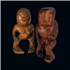 Image 1 : VINTAGE 1940s IMPORT MALE &  FEMALE TIKIS WITH GENITALS.