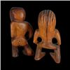 Image 2 : VINTAGE 1940s IMPORT MALE &  FEMALE TIKIS WITH GENITALS.
