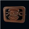 Image 3 : OA WOOD "PUKA SCREEN" TILE - TIKI MASK MASTER PATTERN CARVING.