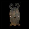 Image 2 : OCEANIC ARTS POLYCHROMED NEW GUINEA  MASK w/ RAFFIA ACCENTS.