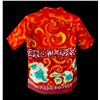 Image 2 : MOD HAWAIIAN ORANGE HAWAIIAN MAP PATTERN MEN'S SHIRT.