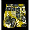 Image 2 : MOD HAWAIIAN TIKI MASK & SHIELD PATTERN SHORTS.