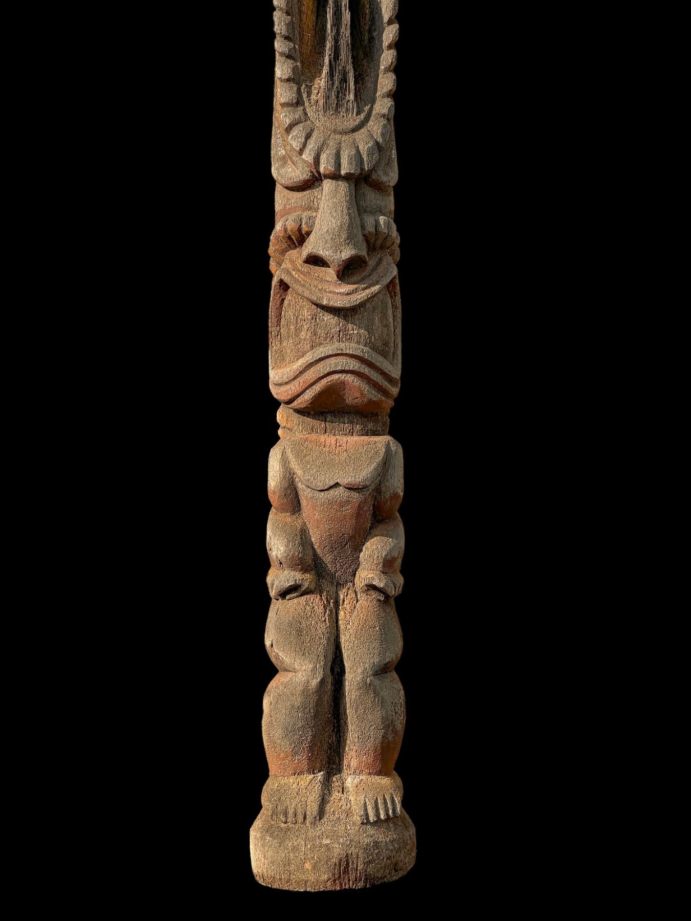 Lono GIANT CARVED LONO - GOD OF AGRICULTURE CARVING FROM
