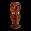 Image 2 : CARVED HEAD WITH SMILING FACE.