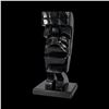 Image 2 : LARGE BLACK "ASIA JOE" IMPORTED KU GOD OF WAR TIKI FIGURE ON BASE.