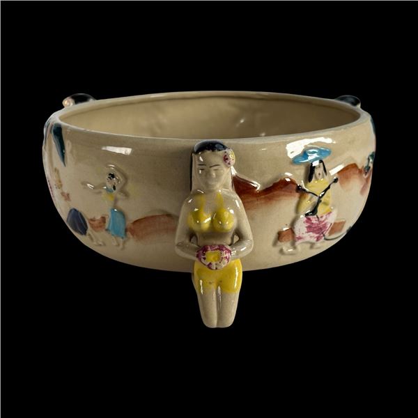 EARLY TRADER VIC'S TRI-WAHINI BOWL.