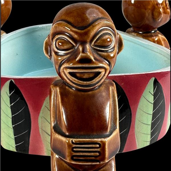 Hawaiiマグカップ ボウル steve crane STEVE CRANE TRI-MARQUESAN TIKI SCORPION BOWL.