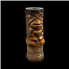 Image 2 : SPANISH BROWN & ORANGE PORCELAIN TIKI MUG.