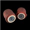 Image 8 : MUNKTIKI LITTLE PNG STACKER SET RED & BLACK TIKI MUGS #6 OF 150.