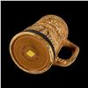 Image 2 : BROWN HAWAII KAI HANDLED TIKI MUG w/ JARD PRODUCTION STICKER.