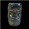 Image 1 : BLUE & GREEN HANDLED MOAI TIKI MUG.
