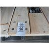 Image 2 : 16"  X  24"  Wood Deck 4 Wheel Dollies - Pair