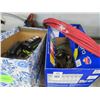 Image 1 : Oxygen Acetelyn Torch Kit, Jumper Cables, Ryobi Cordless Batteries & Chargers