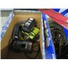 Image 2 : Oxygen Acetelyn Torch Kit, Jumper Cables, Ryobi Cordless Batteries & Chargers