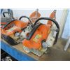 Image 2 : 2-Stihl TS420 Gas Concrete Cut Saw - 2 X $