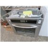Image 1 : Kitchen Aid S/S New In Cabinet Mount Oven - Needs Glass Replacement - Slightly